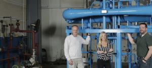 JET-VAC Three Stage Steam Jet Vacuum System with Condensers and Condensate Removal Pump